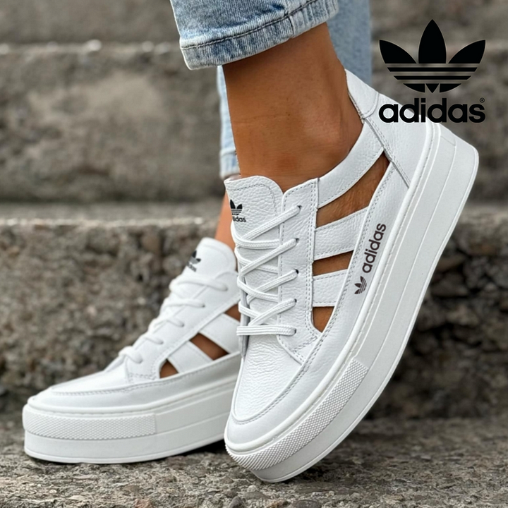 Adidas Originals Women's Platform Shoes with Holes, Modern Style