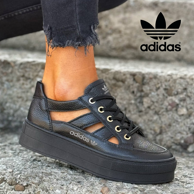 Adidas Originals Women's Platform Shoes with Holes, Modern Style