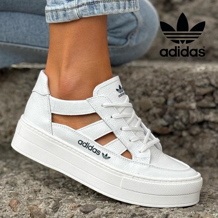 Adidas Originals Women's Platform Shoes with Holes, Modern Style