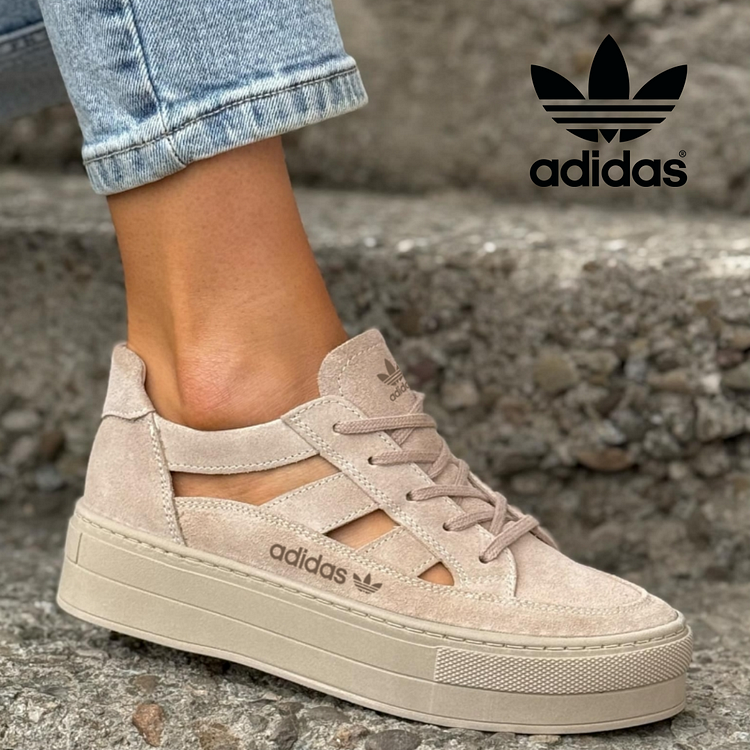 Adidas Originals Women's Platform Shoes with Holes, Modern Style