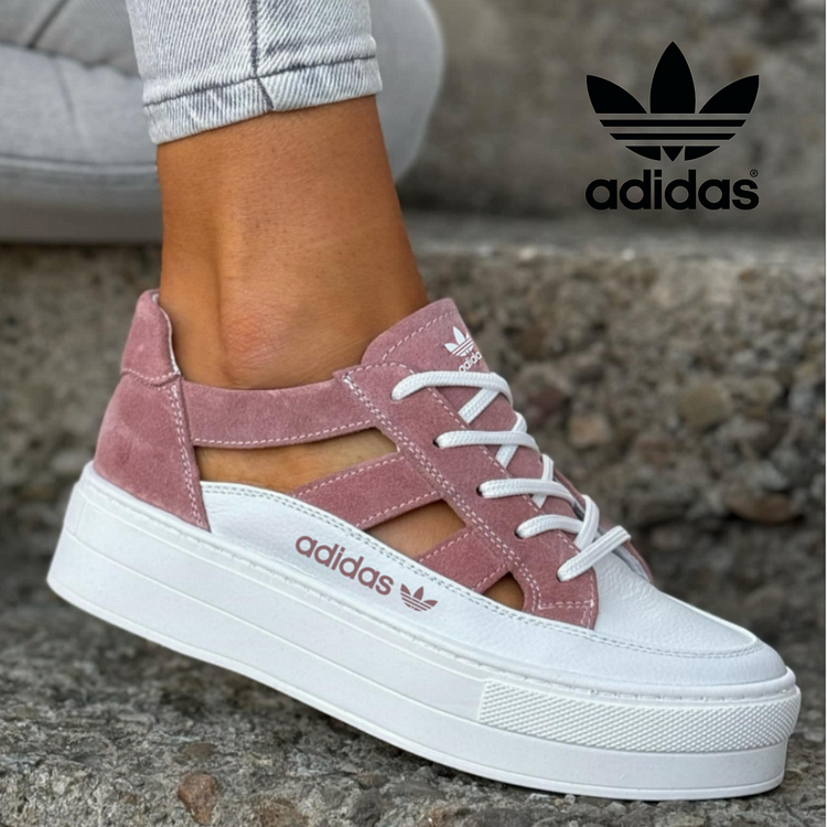Adidas Originals Women's Platform Shoes with Holes, Modern Style